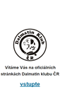 Mobile Screenshot of dalmatinklub.cz